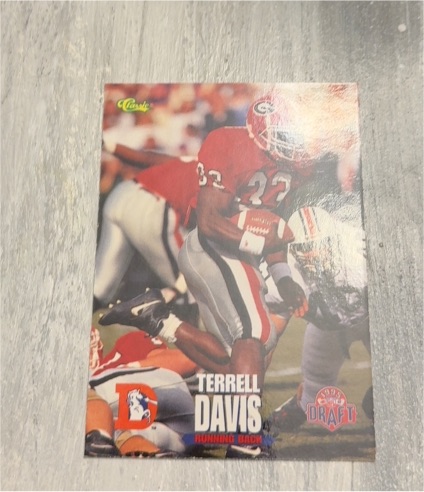 1995 Classic NFL Draft #54 Terrell Davis — front