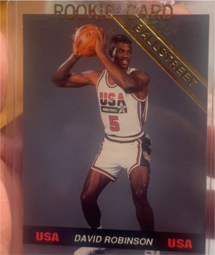 1992 Ballstreet #NNO David Robinson — front