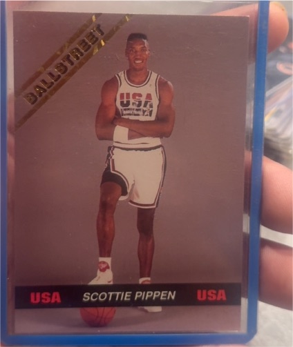 1992 Ballstreet # Scottie Pippen USA Dream Team Gold Card — front