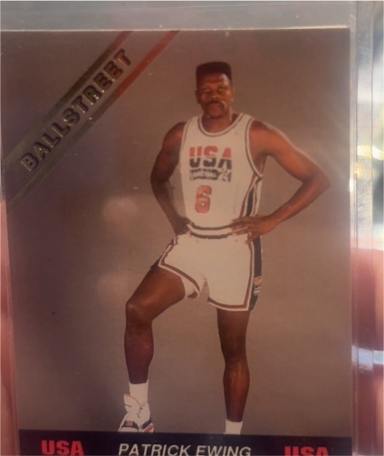 1992 Ballstreet #5 Patrick Ewing USA Olympic Dream Team — front