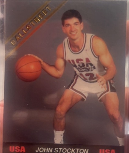 1992 Ballstreet #NNO John Stockton — front