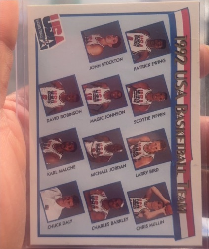 1991-92 Hoops McDonald's #62 1992 USA Basketball Team — front