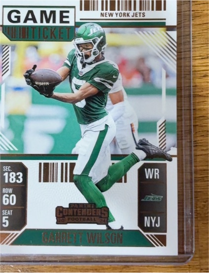 2024 Panini Contenders Season Ticket #77 Garrett Wilson — front