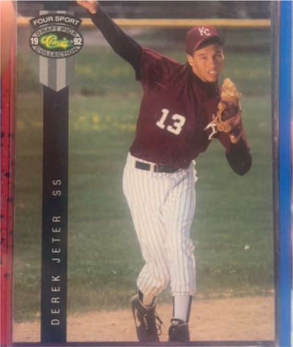 1992 Classic Four Sport #231 Derek Jeter — front