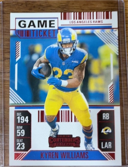 2024 Panini Contenders Football #60 Kyren Williams — front