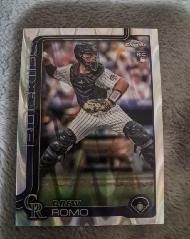 2025 Topps Chrome #124 Drew Romo — front