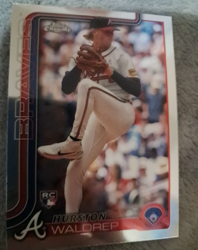 2025 Topps Chrome #253 Hurston Waldrep — front