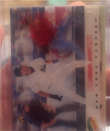 1997 Pinnacle Denny's Holograms #14 Derek Jeter — front