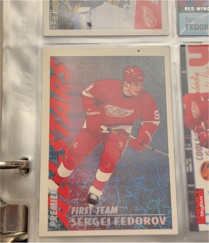 1994-95 Topps Premier #40 Sergei Fedorov — front