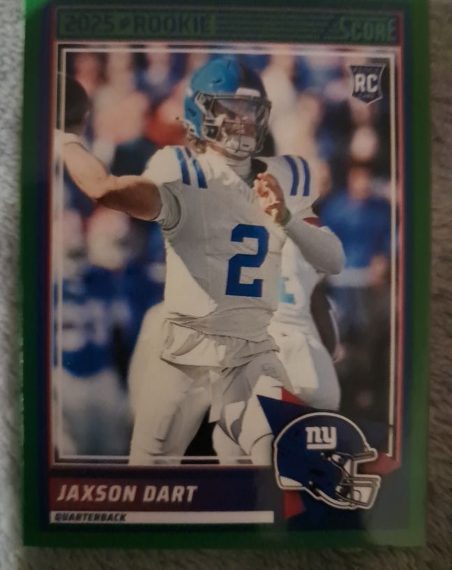 2025 Panini Score #35 Jaxson Dart — front