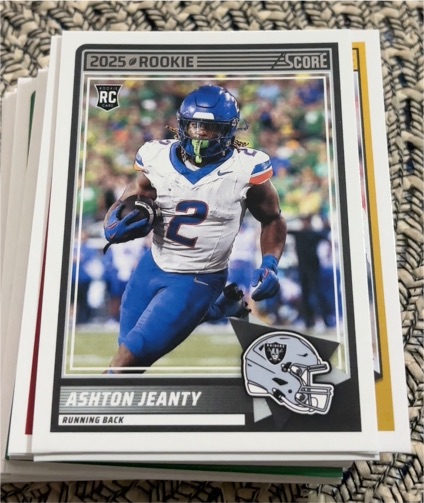 2025 Panini Score #14 Ashton Jeanty Rookie — front