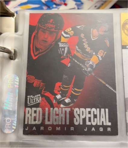 1995-96 Fleer Ultra #4 Jaromir Jagr Red Light Special — front
