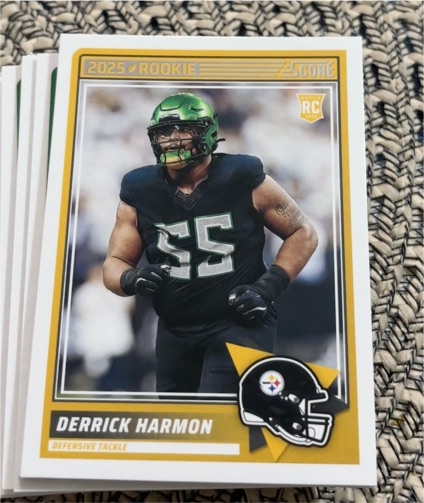 2025 Panini Score #81 Derrick Harmon — front