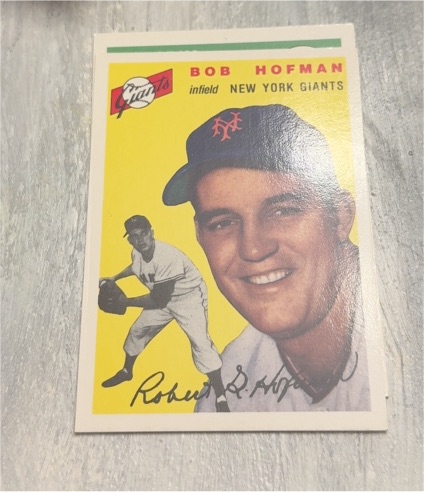1954 Topps #99 Bob Hofman — front