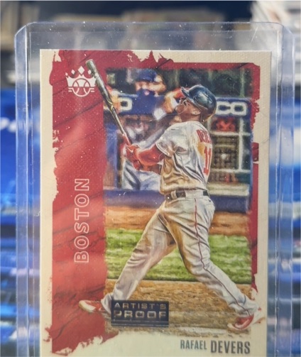 2021 Panini Diamond Kings Artist Proof #AP-17 Rafael Devers — front
