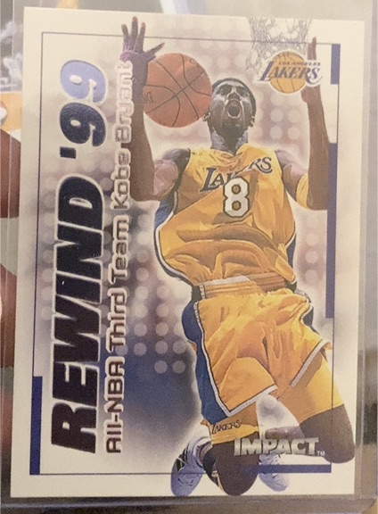 1999-00 Skybox Impact Rewind '99 #28RN Kobe Bryant — front