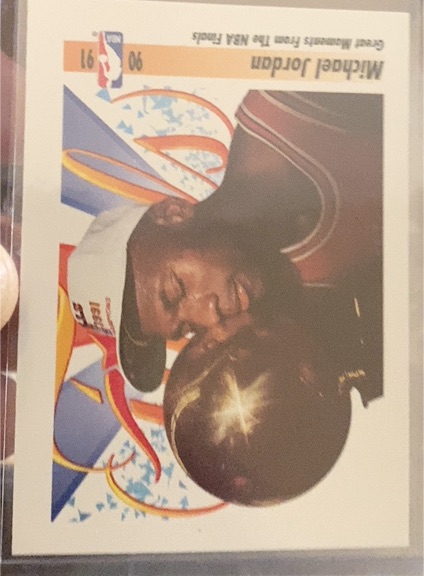 1991 SkyBox #334 Michael Jordan — front