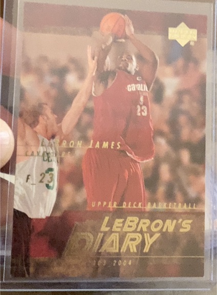 2003-04 Upper Deck LeBron's Diary #LJ7 LeBron James — front