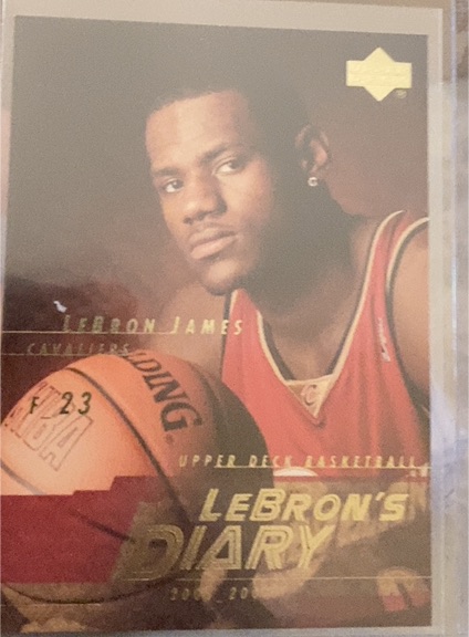 2003-04 Upper Deck LeBron's Diary #LJ10 LeBron James — front