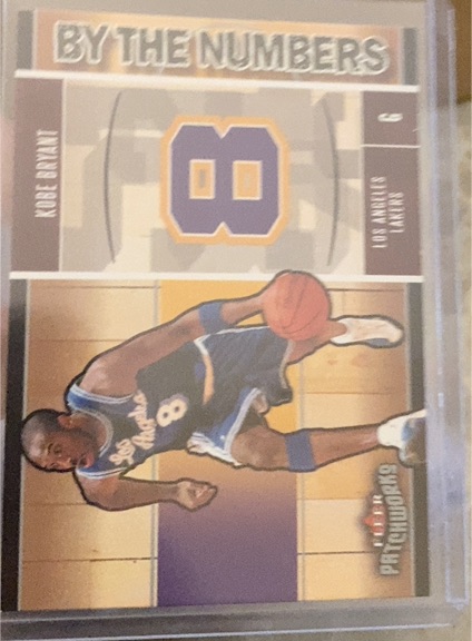 2003-04 Fleer Patchworks By The Numbers #8 Kobe Bryant — front