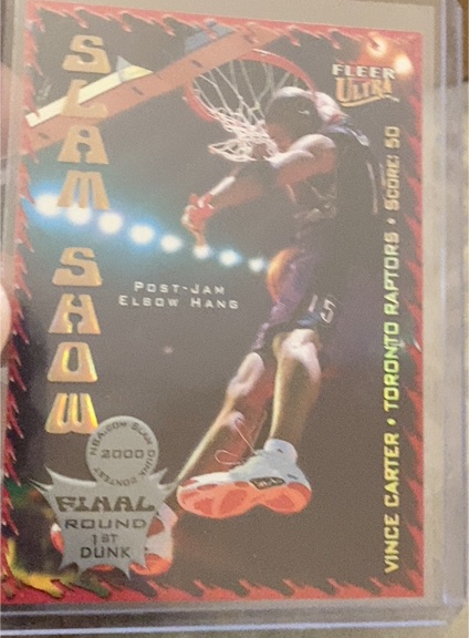 2000-01 Fleer Ultra Slam Show #SS9 Vince Carter — front