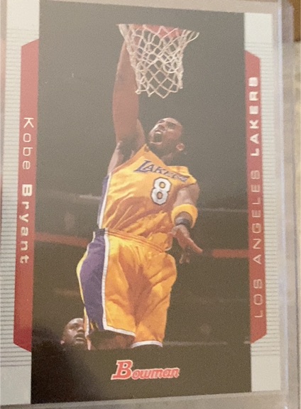2004 Bowman #8 Kobe Bryant — front
