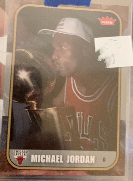 1986 Fleer #6 Michael Jordan — front