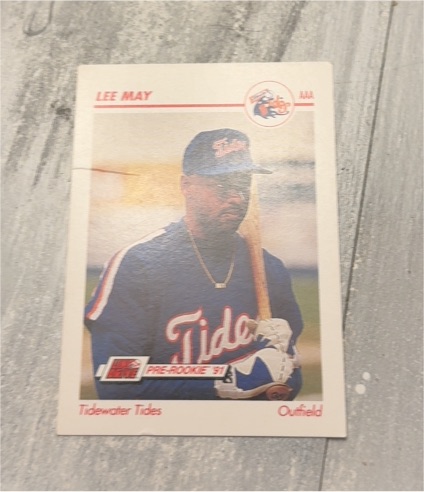 1991 Line Drive Pre-Rookie AAA #87 Lee May — front