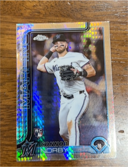 2025 Topps Chrome #199 Connor Norby RC — front