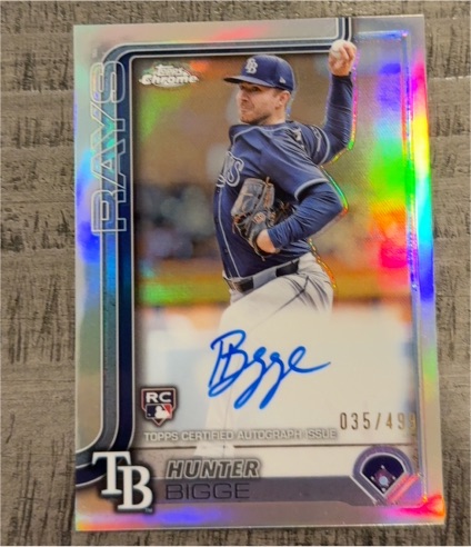 2025 Topps Chrome #RA-HBI Hunter Bigge — front