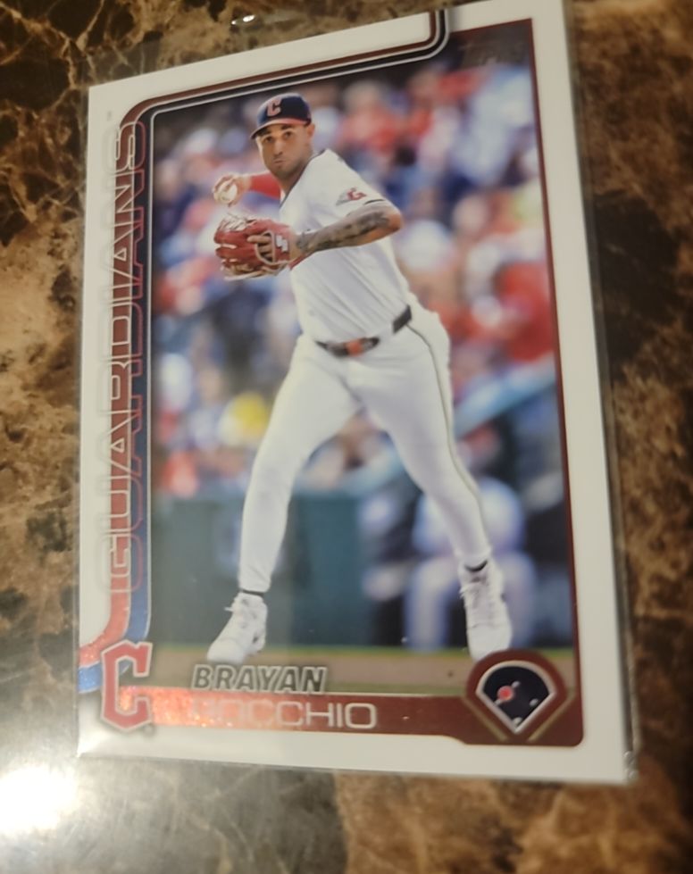 2025 Topps Series 1 #194 Brayan Rocchio — front