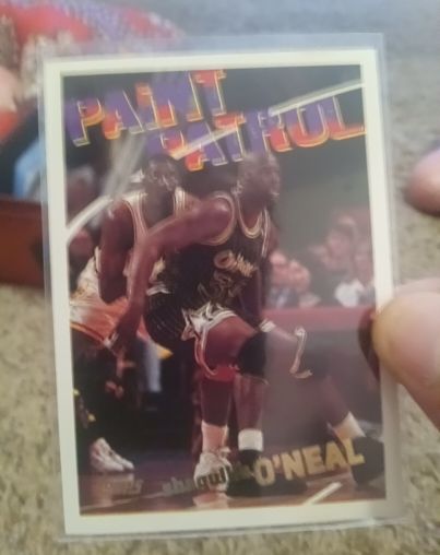 1994-95 Topps Paint Patrol #100 Shaquille O'Neal — front