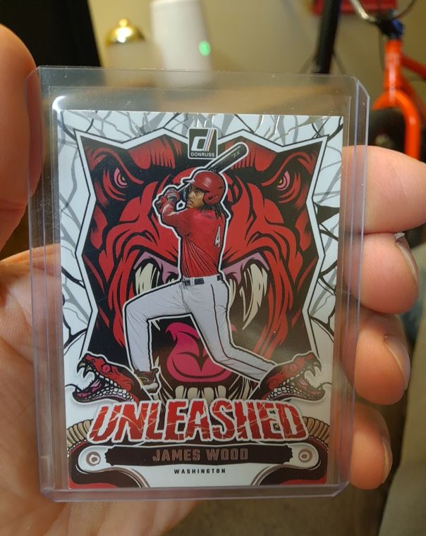 2024 Panini Donruss #19 James Wood Unleashed — front