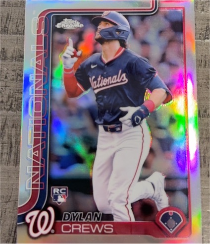 2025 Topps Chrome #146 Dylan Crews — front