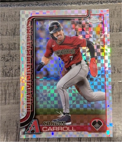2025 Topps Chrome #268 Corbin Carroll — front