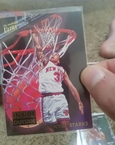 1993-94 Fleer Ultra Inside Outside #9 John Starks — front