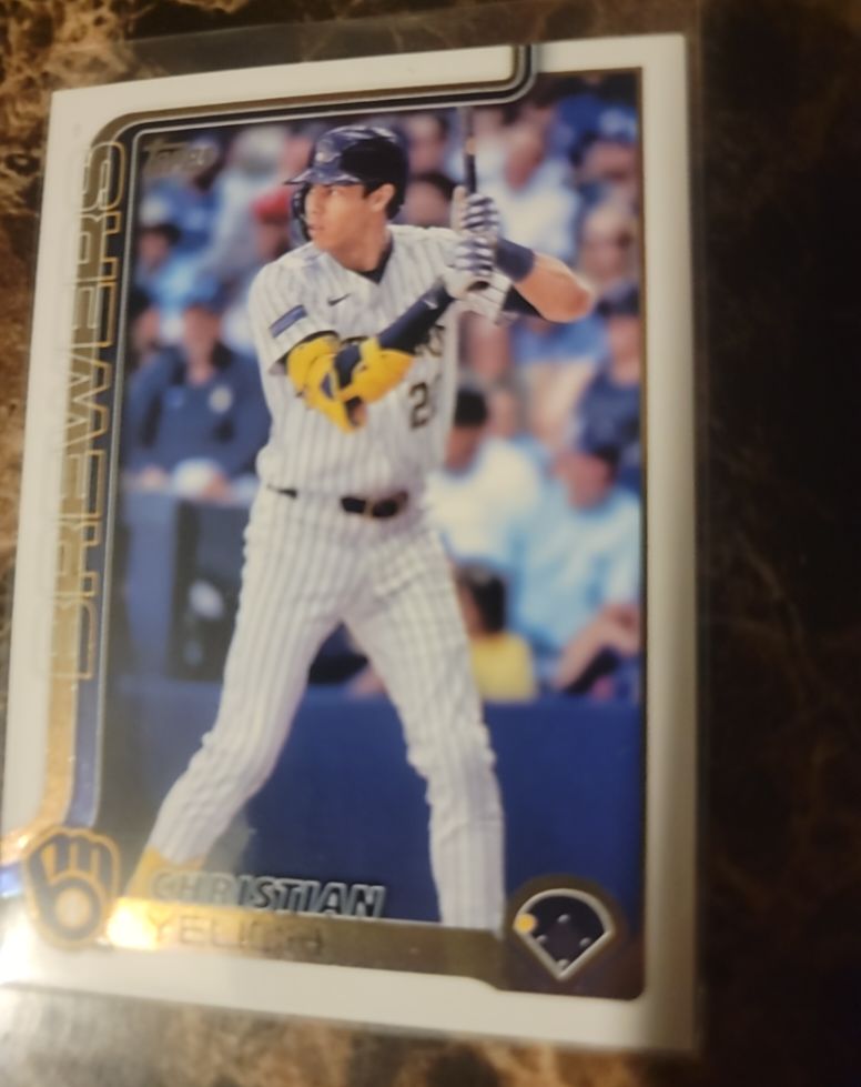 2025 Topps Series 1 #49 Christian Yelich — front