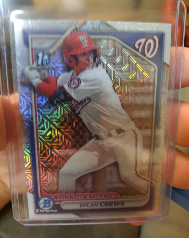 2024 Bowman Chrome Prospects #BCP-23 Dylan Crews — front
