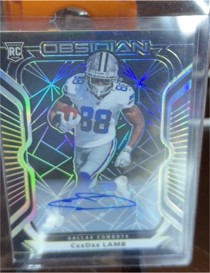 2020 Panini Obsidian #107 CeeDee Lamb — front