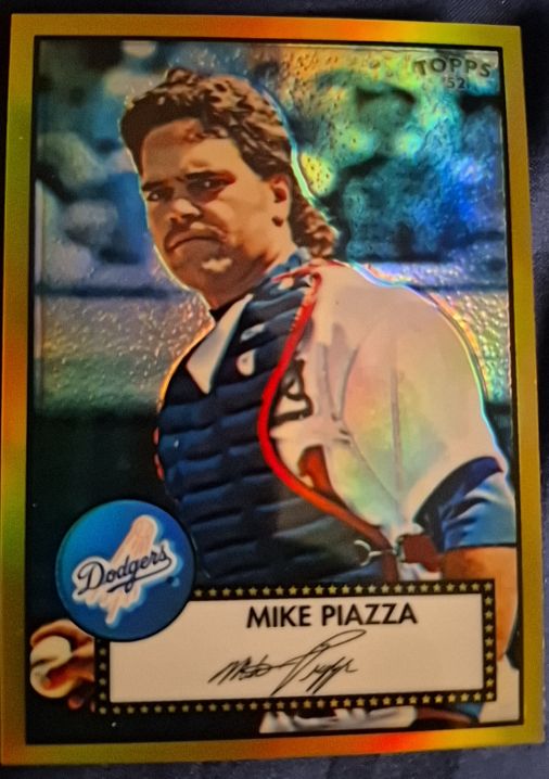 2006 Topps '52 Rookies Chrome #DFC5 Mike Piazza — front