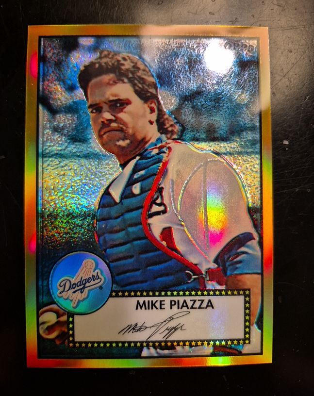 2006 Topps '52 Flashbacks Chrome #DFC5 Mike Piazza — front