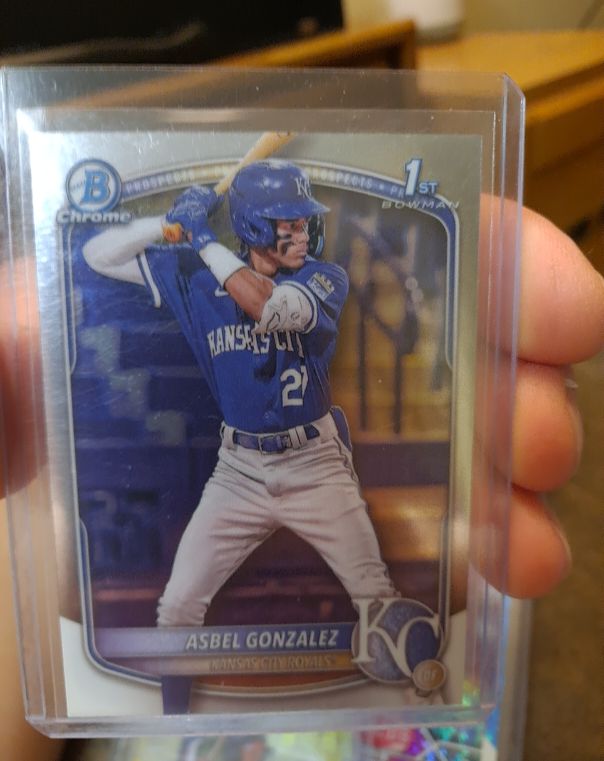 2025 Bowman Chrome #BCP-4 Asbel Gonzalez — front
