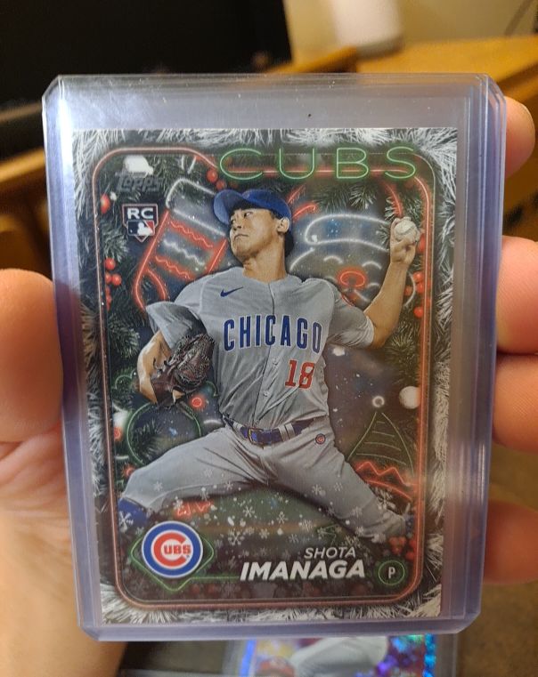 2024 Topps Holiday #H84 Shota Imanaga — front