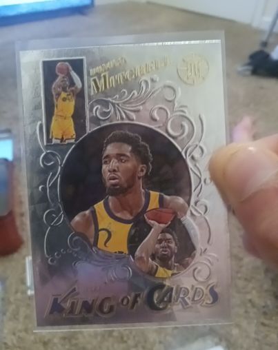 2021-22 Panini Illusions #14 Donovan Mitchell King of Cards — front