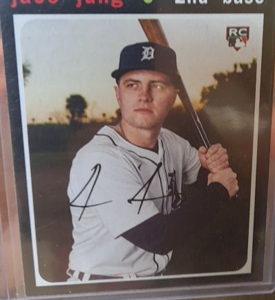 2022 Topps Heritage Minor League #ZB-1 Jack Jung — front