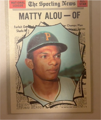 1969 Topps #300 Matty Alou — front