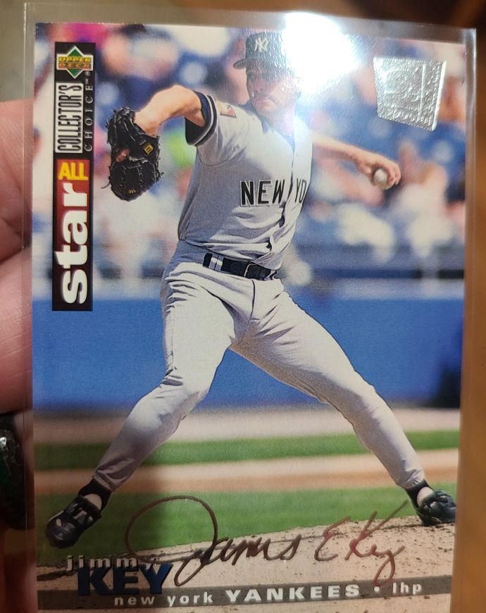 1991 Upper Deck #1 Jimmy Key — front