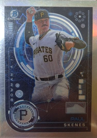 2023 Bowman Chrome #60 Paul Skenes — front