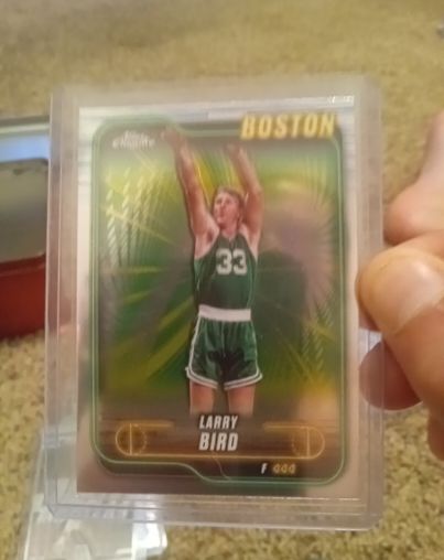1986 Fleer #004 Larry Bird — front