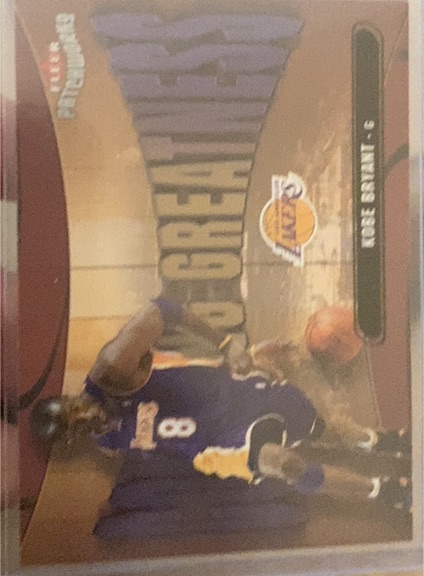 1996 Fleer #6 Kobe Bryant — front
